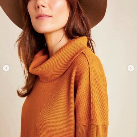 $41 ADD ON Anthropologie oversized pullover turtleneck XS Small Medium Urban - Picture 2 of 6